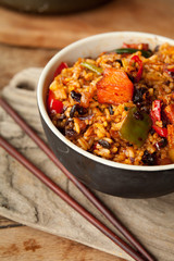 chinese oriental fried rice