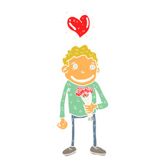 Cartoon date illustration