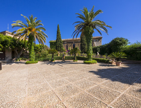 Villa Aurea, Tal der Tempel, Valle dei Templi, Vaddi di li Tempri, Arch&auml;ologische St&auml;tten von Agrigent, Akragas, Agrigento, Sizilien, Italien
