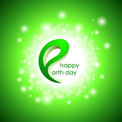 Happy Earth Day. Vector design illustration.