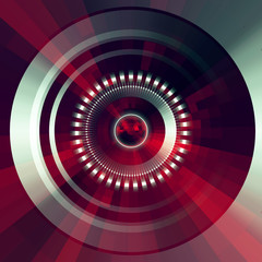 Virtual technology vector background.