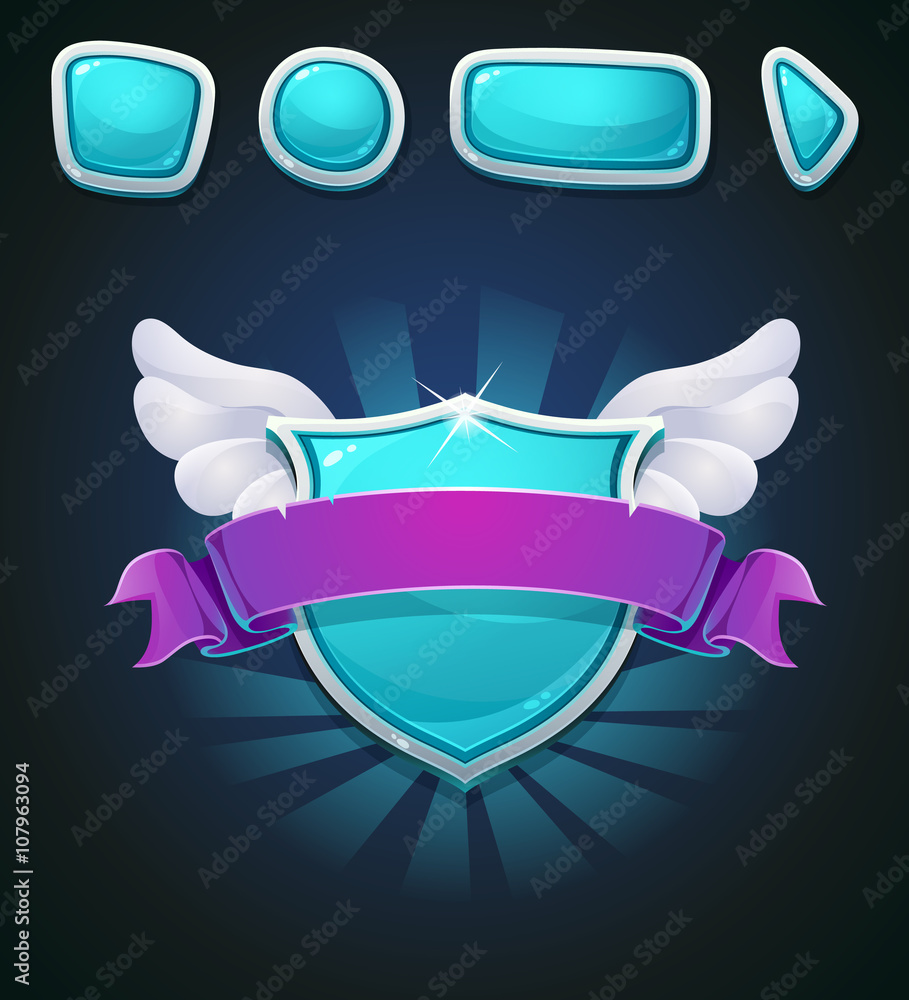 Poster set element buttons and window