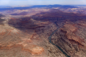Fototapeta na wymiar aerial view of Grand Canyon