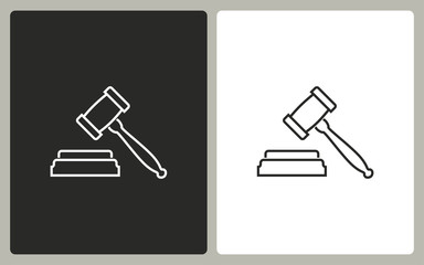 Court - vector icon.