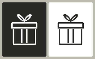 Gift Box - vector icon.