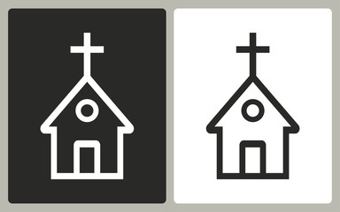 Church - vector icon.
