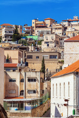 Fototapeta na wymiar Roofs of Old City in Nazareth