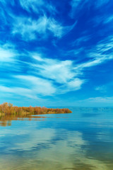 Landscape of Kinneret Lake - Galilee Sea