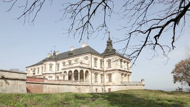 Pidhirtsi castle in Ukraine	