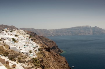 Santorini, góry © michalsen