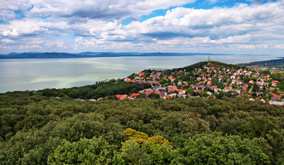 Landscape at lake Balaton,Hungary