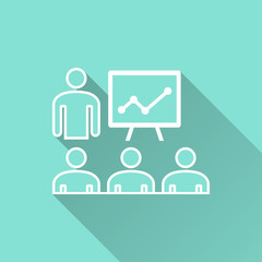 Presentation - vector icon.
