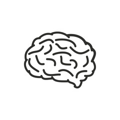 Brain - vector icon.