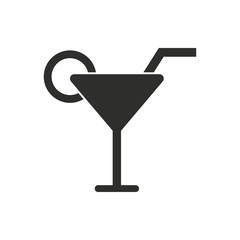 Cocktail - vector icon.