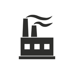 Factory - vector icon.