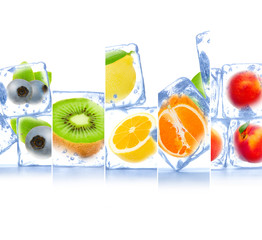 Ice Cubed Fruit