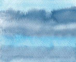 blue tones watercolor wet paints on paper textures background