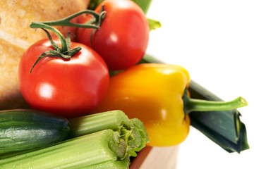 fresh vegatables close up