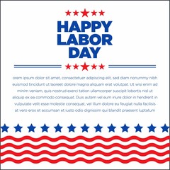 Happy Labor Day Vector