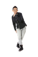 good looking guy dancing