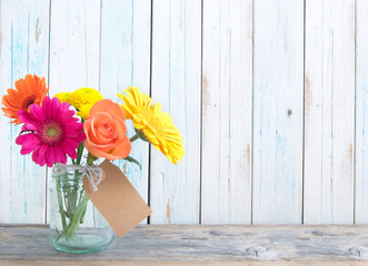 Gift flower background