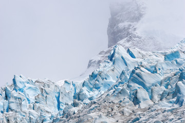 Fototapeta na wymiar Spegazzini glacier detail lake argentino, patagonia, argentina