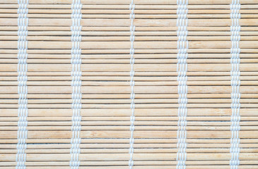 Closeup surface wooden mat textured background