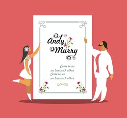 save the date card