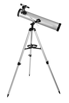 Telescope isolated on a white background

