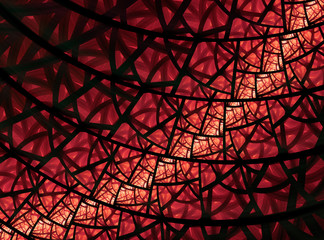 Abstract fractal illustration for creative design