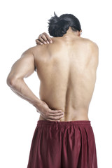 man suffering from lower back pain