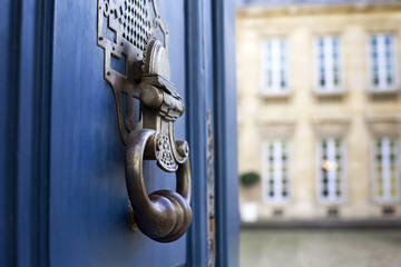 Knocker of a French mansion