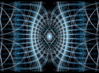 Abstract fractal illustration for creative design