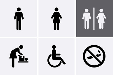 Restroom Icons