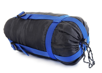 Sleeping bag, isolated on white