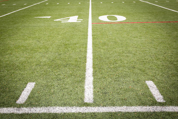 Obraz premium Football playing Field markings
