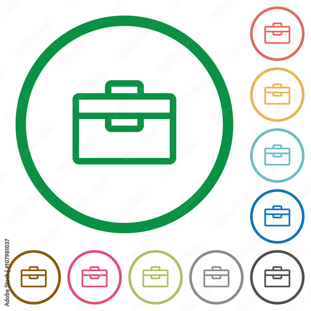 Canvas Prints Toolbox outlined flat icons