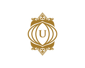 Luxury U Letter Logo