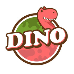 Dinosaur Label