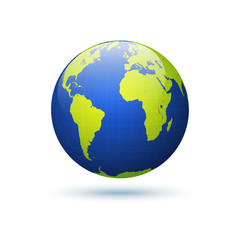 Earth globe vector