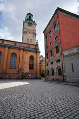 Fototapeta premium landscape with the image of Stockholm, Sweden