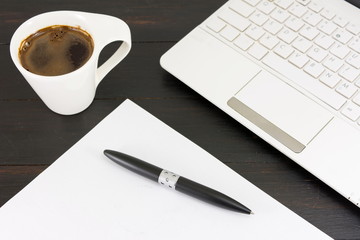 Cup of coffe for a good working day.