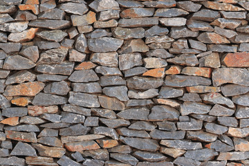  real stone wall surface with cement