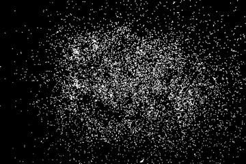 Starry night sky. Stars on dark sky at night. The falling snow. Night sky with stars.