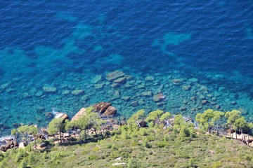 Littoral vu du Cap Canaille à La Ciotat