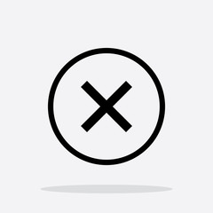 Obraz premium Close Icon, Close Menu Icon in Vector