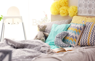 Modern interior of the child's bedroom