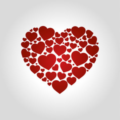 Obraz na płótnie Canvas heart logo, icon and symbol vector illustration