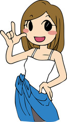 レッスン中のフラガール