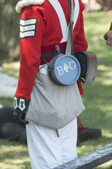 soldier re-enacting the civil war 1812